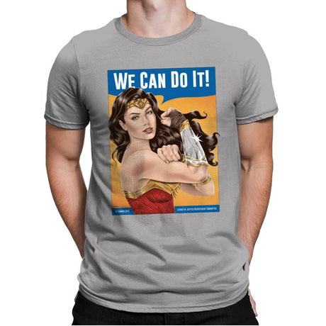 Wonder Riveter - Best Seller - Mens Premium T-Shirts RIPT Apparel Small / Light Grey