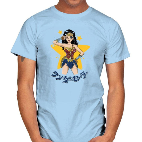 Wonder Sailor Exclusive - Mens T-Shirts RIPT Apparel Small / Light Blue