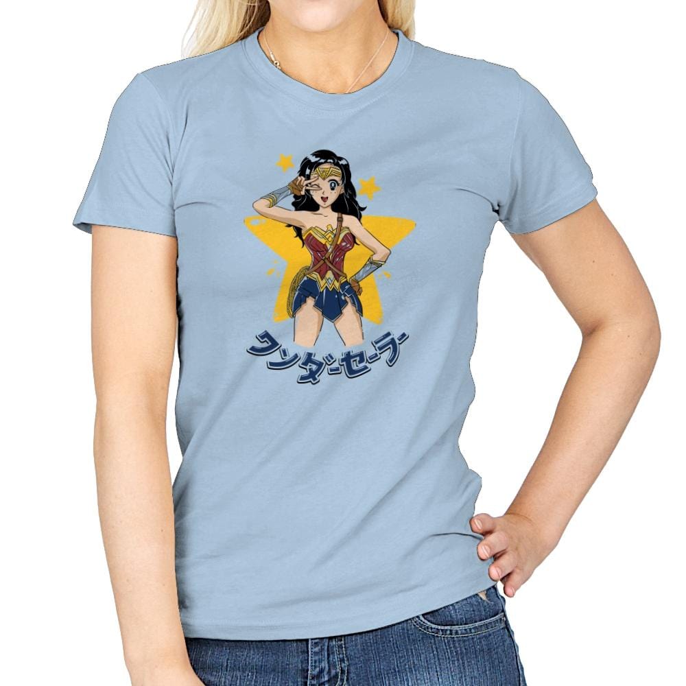 Wonder Sailor Exclusive - Womens T-Shirts RIPT Apparel Small / Light Blue