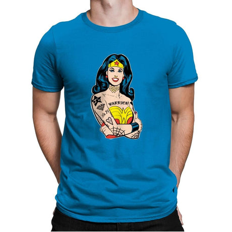 Wonderful Gal - Mens Premium T-Shirts RIPT Apparel Small / Turqouise