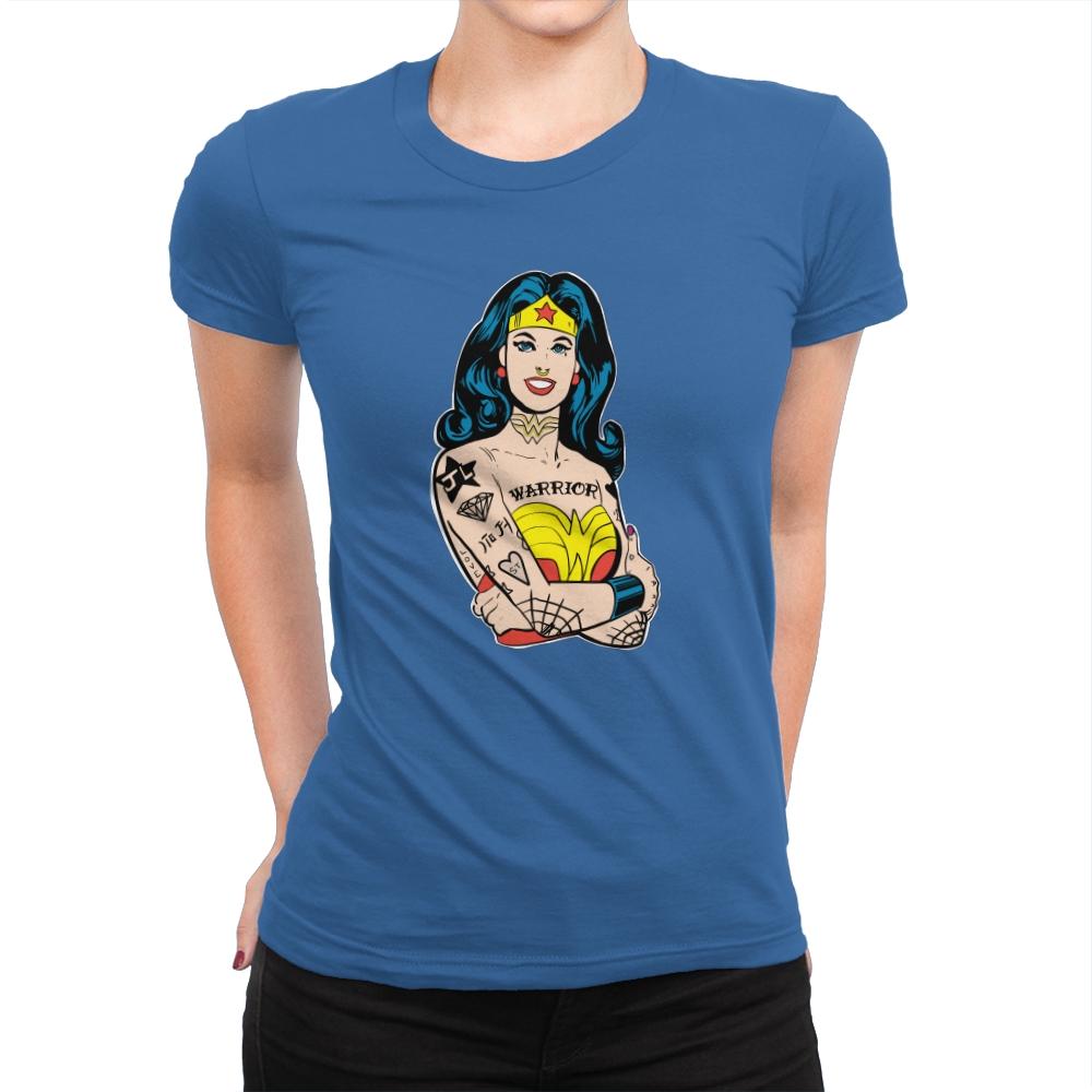 Wonderful Gal - Womens Premium T-Shirts RIPT Apparel Small / Royal