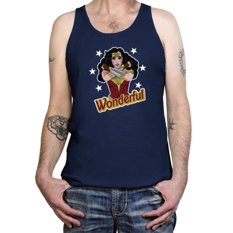 wonderful - Tanktop Tanktop RIPT Apparel X-Small / Navy