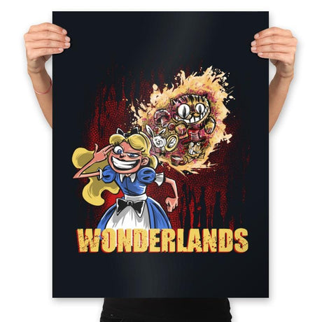 Wonderlands - Prints Posters RIPT Apparel 18x24 / Black