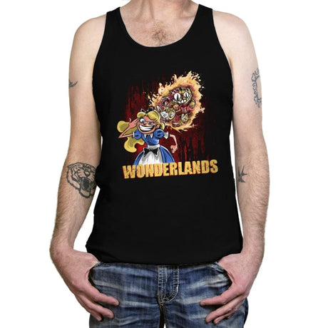 Wonderlands - Tanktop Tanktop RIPT Apparel X-Small / Black