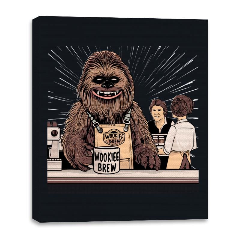 Wookiee Brew - Canvas Wraps Canvas Wraps RIPT Apparel 16x20 / Black