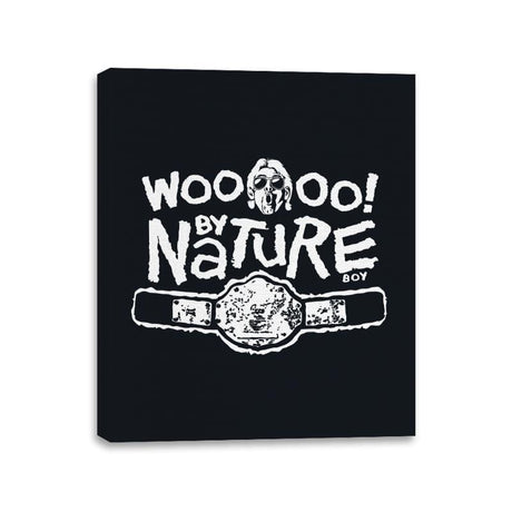 WOOO! By Nature - Canvas Wraps Canvas Wraps RIPT Apparel 11x14 / Black