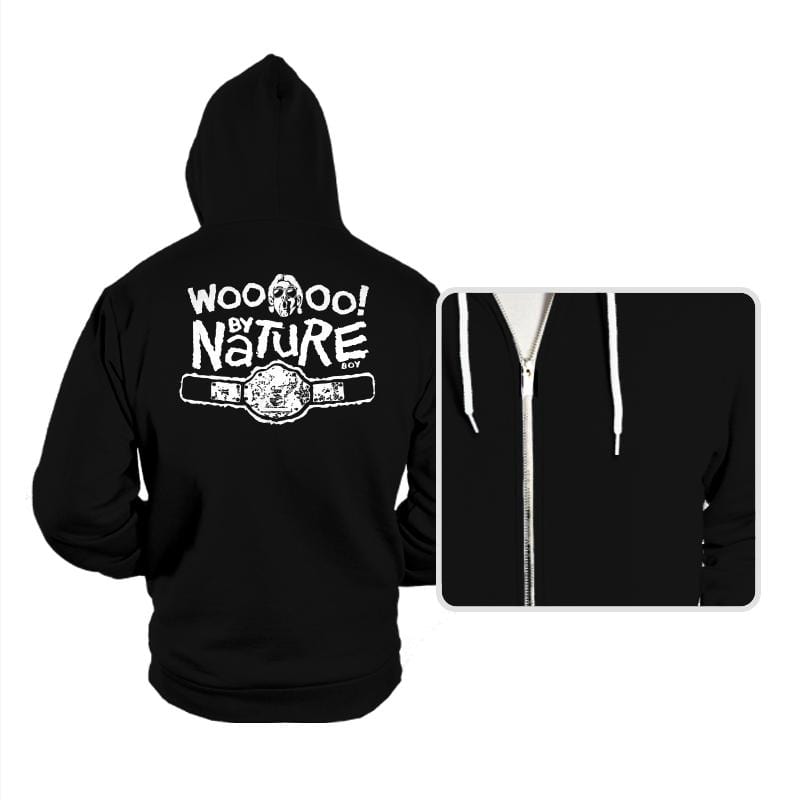 WOOO! By Nature - Hoodies Hoodies RIPT Apparel Small / Black