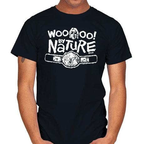 WOOO! By Nature - Mens T-Shirts RIPT Apparel Small / Black