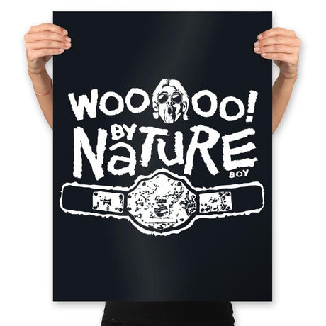 WOOO! By Nature - Prints Posters RIPT Apparel 18x24 / Black