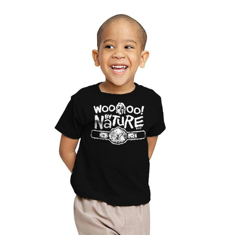 WOOO! By Nature - Youth T-Shirts RIPT Apparel X-small / Black