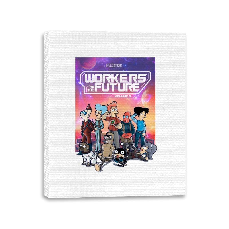 Workers of the Future Vol 3 - Canvas Wraps Canvas Wraps RIPT Apparel 11x14 / White