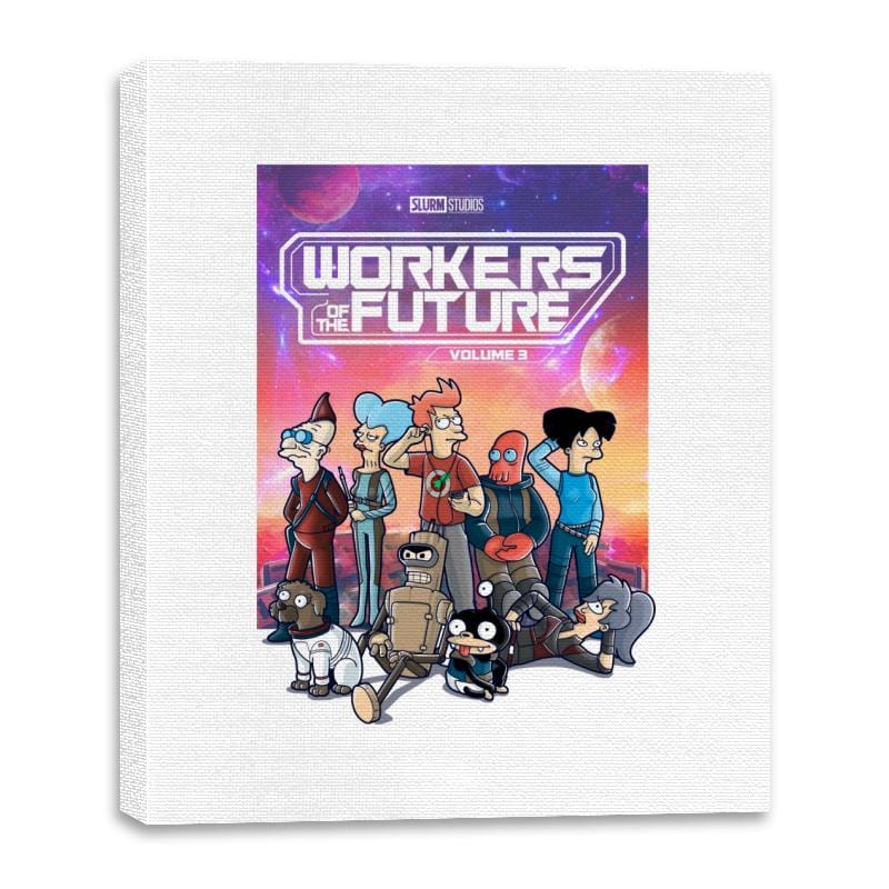 Workers of the Future Vol 3 - Canvas Wraps Canvas Wraps RIPT Apparel 16x20 / White