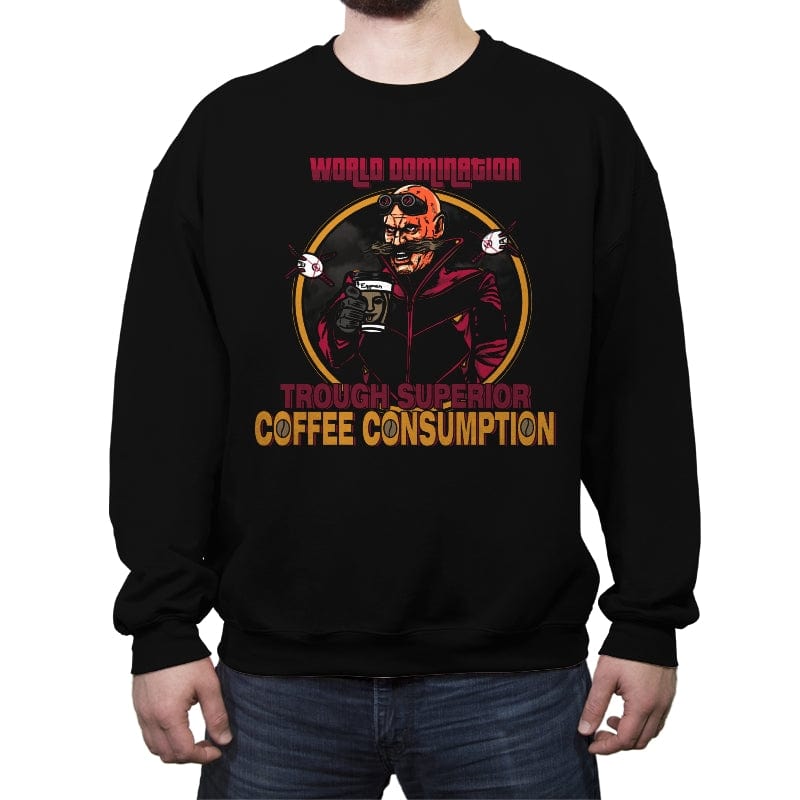 World Domination - Crew Neck Sweatshirt Crew Neck Sweatshirt RIPT Apparel Small / Black