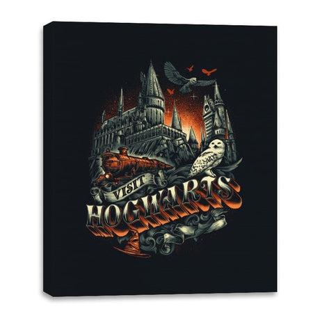 World of the Wizards - Canvas Wraps Canvas Wraps RIPT Apparel 16x20 / Black