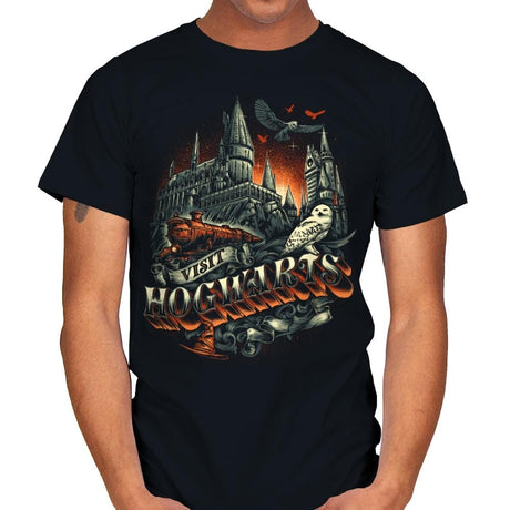 World of the Wizards - Mens T-Shirts RIPT Apparel Small / Black