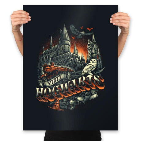 World of the Wizards - Prints Posters RIPT Apparel 18x24 / Black