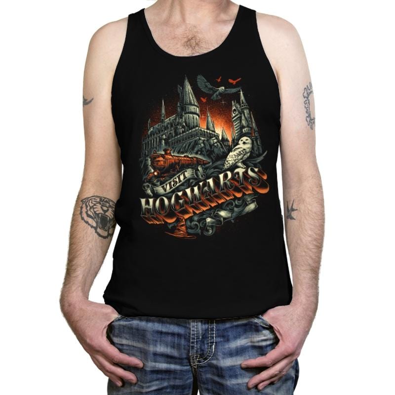 World of the Wizards - Tanktop Tanktop RIPT Apparel X-Small / Black