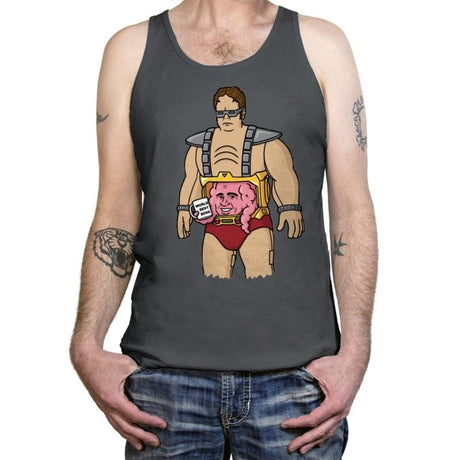 World's Best Villain! - Tanktop Tanktop RIPT Apparel X-Small / Asphalt