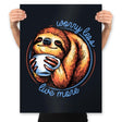 Worry Less Live More - Prints Posters RIPT Apparel 18x24 / Black