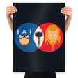 Worthy Heroes - Prints Posters RIPT Apparel 18x24 / Black