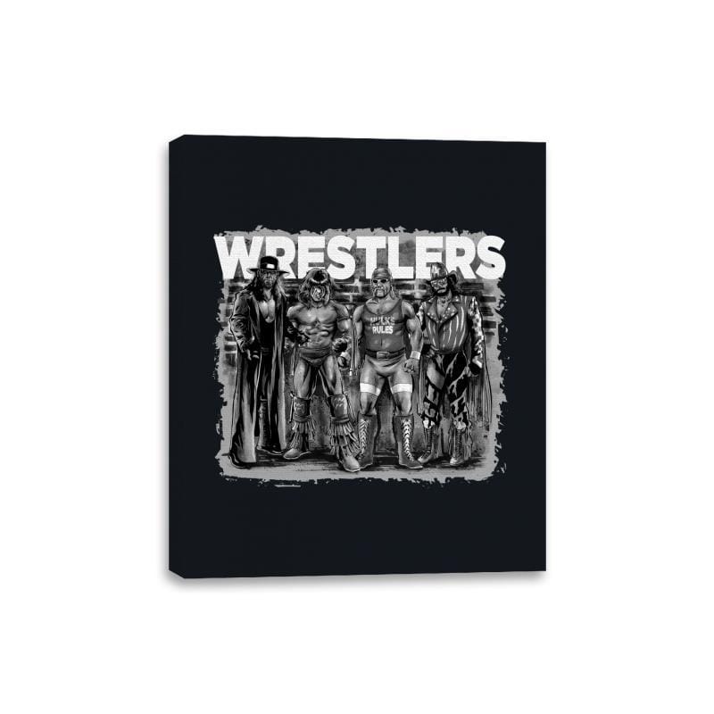 Wrestlers - Canvas Wraps Canvas Wraps RIPT Apparel 8x10 / Black