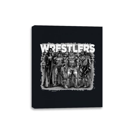 Wrestlers - Canvas Wraps Canvas Wraps RIPT Apparel 8x10 / Black