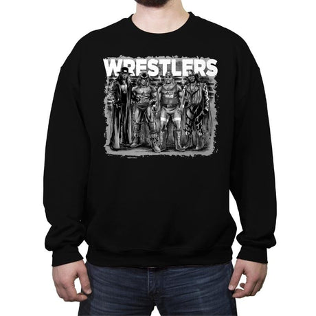 Wrestlers - Crew Neck Sweatshirt Crew Neck Sweatshirt RIPT Apparel Small / Black