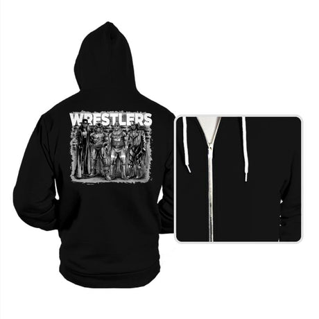 Wrestlers - Hoodies Hoodies RIPT Apparel Small / Black