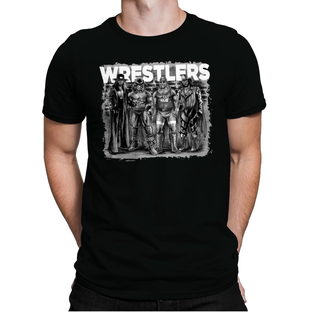 Wrestlers - Mens Premium T-Shirts RIPT Apparel Small / Black