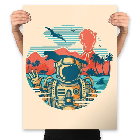 Wrong Vacation - Prints Posters RIPT Apparel 18x24 / Natural