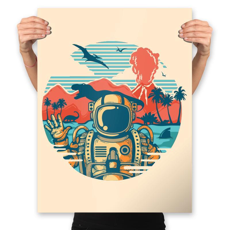 Wrong Vacation - Prints Posters RIPT Apparel 18x24 / Natural