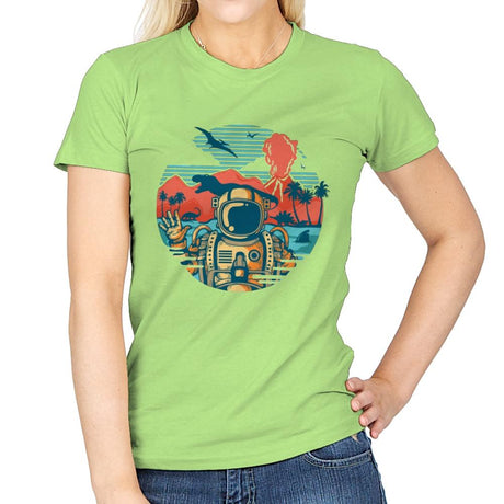 Wrong Vacation - Womens T-Shirts RIPT Apparel Small / Mint Green