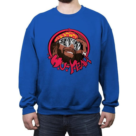 WU-YEAH - Crew Neck Sweatshirt Crew Neck Sweatshirt RIPT Apparel Small / Royal