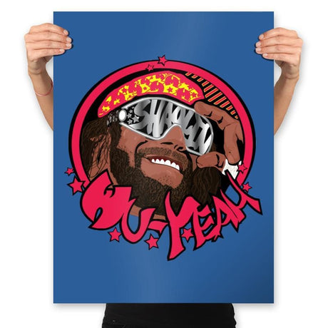 WU-YEAH - Prints Posters RIPT Apparel 18x24 / Royal