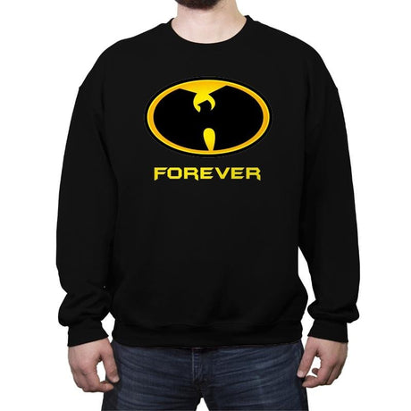 WuForever - Crew Neck Sweatshirt Crew Neck Sweatshirt RIPT Apparel Small / Black