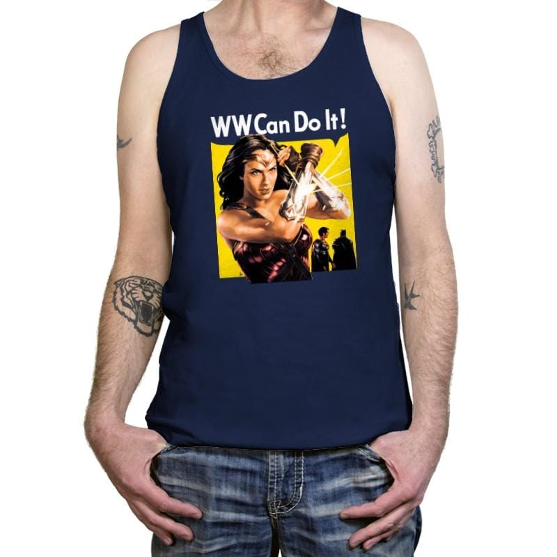 WW Can Do It! - Tanktop Tanktop RIPT Apparel X-Small / Navy