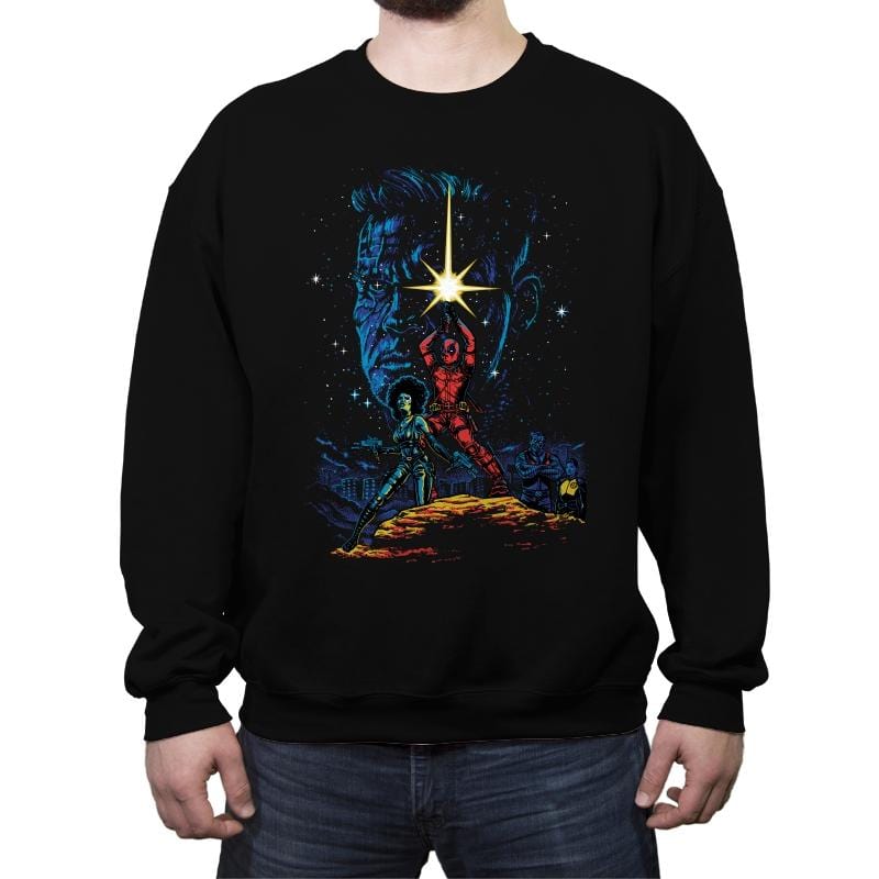 X-Force Strike Back - Crew Neck Sweatshirt Crew Neck Sweatshirt RIPT Apparel Small / Black