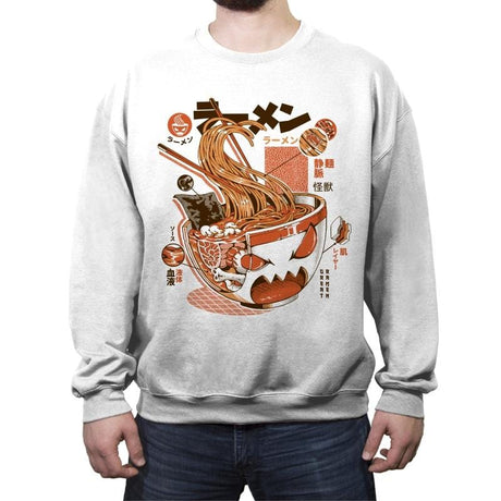 X-ray Great Ramen! - Crew Neck Sweatshirt Crew Neck Sweatshirt RIPT Apparel Small / White