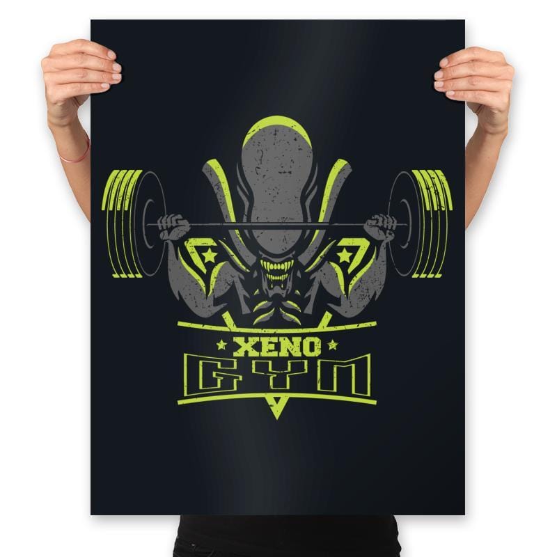 Xeno Gym - Prints Posters RIPT Apparel 18x24 / Black