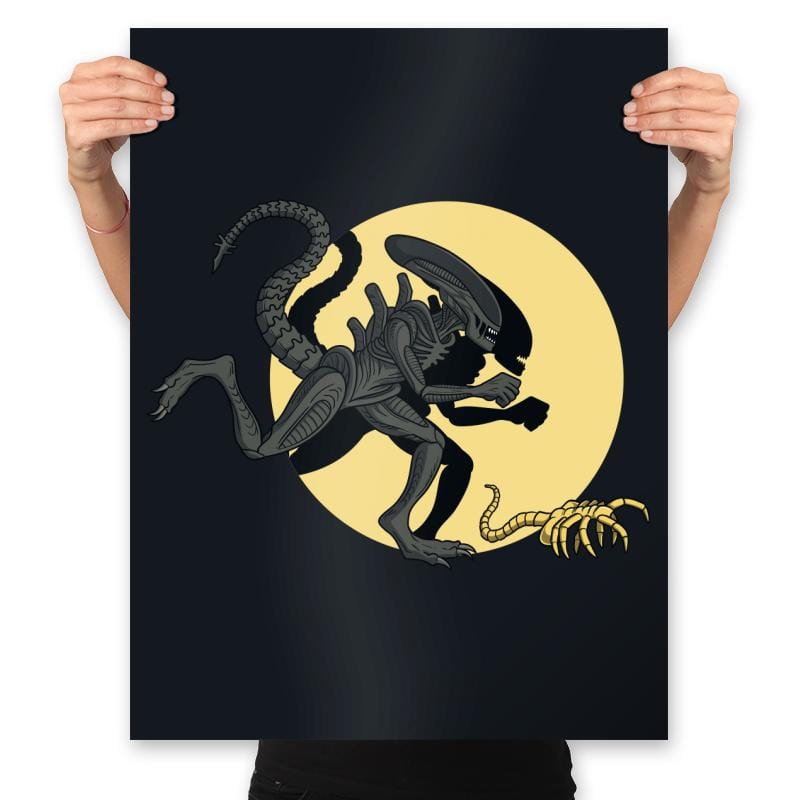 Xenomorph Adventures - Prints Posters RIPT Apparel 18x24 / Black