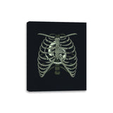 Xenomorph in (your) Chest - Canvas Wraps Canvas Wraps RIPT Apparel 8x10 / Black