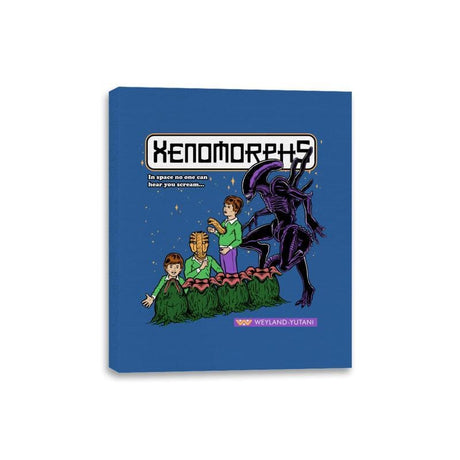 Xenomorphs Book - Canvas Wraps Canvas Wraps RIPT Apparel 8x10 / Royal