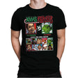 Xmas Fighter - Home Alone 2 vs The Grinch - Mens Premium T-Shirts RIPT Apparel Small / Black