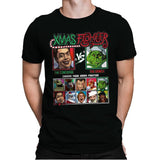 Xmas Fighter - Home Alone 2 vs The Grinch - Mens Premium T-Shirts RIPT Apparel Small / Black