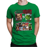 Xmas Fighter - Home Alone 2 vs The Grinch - Mens Premium T-Shirts RIPT Apparel Small / Kelly