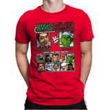 Xmas Fighter - Home Alone 2 vs The Grinch - Mens Premium T-Shirts RIPT Apparel Small / Red