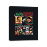 Xmas Fighter - Home Alone - Canvas Wraps Canvas Wraps RIPT Apparel 11x14 / Black