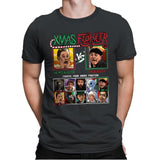 Xmas Fighter - Home Alone - Mens Premium T-Shirts RIPT Apparel Small / Heavy Metal