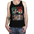 Xmas Fighter - Polar Express vs Jingle All The Way - Tanktop Tanktop RIPT Apparel X-Small / Black