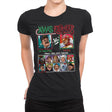 Xmas Fighter - Polar Express vs Jingle All The Way - Womens Premium T-Shirts RIPT Apparel Small / Black